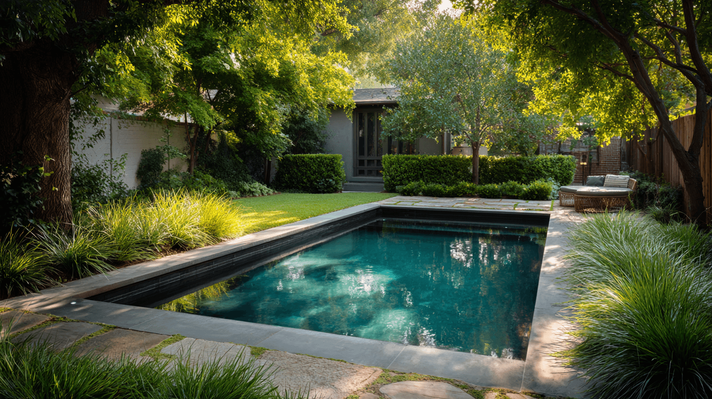 Custom plunge pool in Tulsa, OK — Silverado Rock Pools