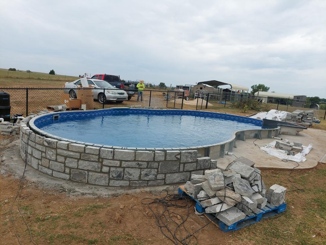 OK Plunge pool — Silverado Rock Pools Tulsa