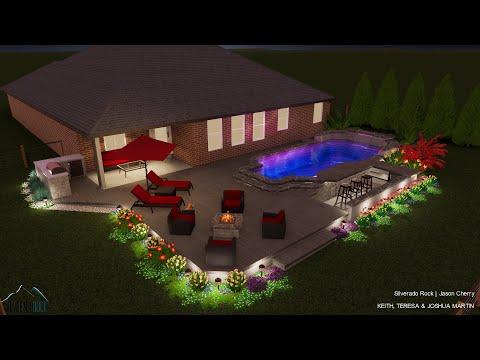 Custom outdoor pool — Tulsa backyard project